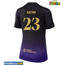 Barcelona Jules Kounde #23 Auswärtstrikot Frauen 2026-27 Kurzarm